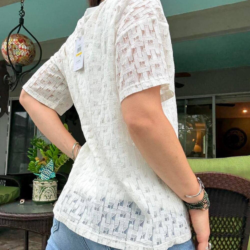 NEW Tommy Hilfiger Lace Shirt